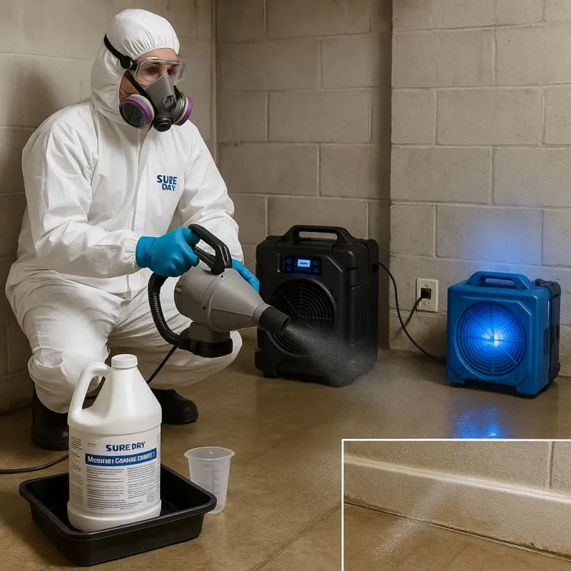 Sanitization and Odor Removal process in Cottage Grove, MN